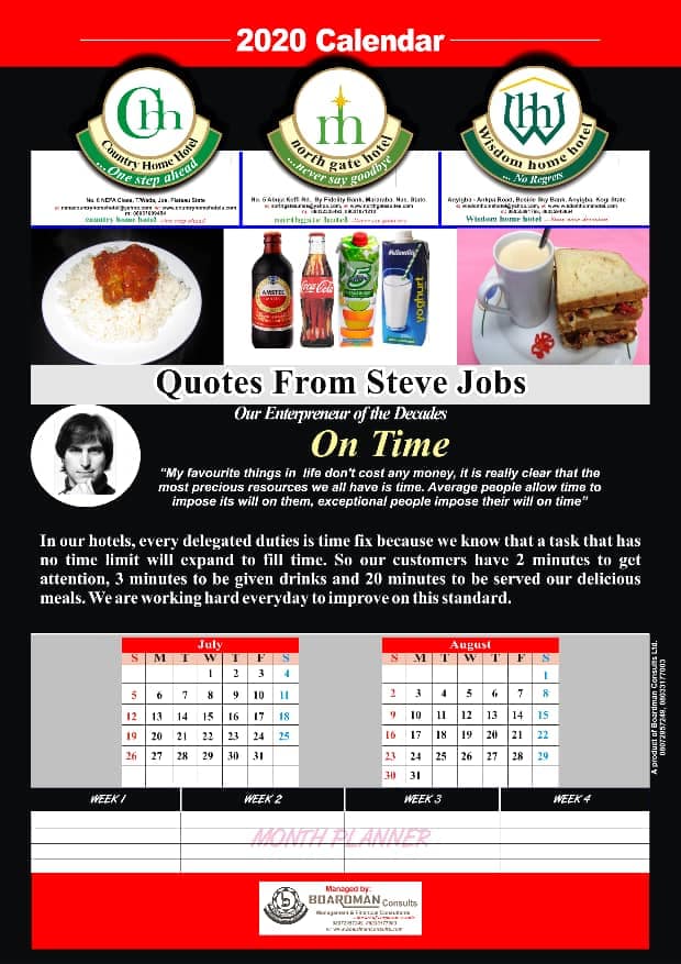 CAL2020 JUL-AUG CAL2020 JUL-AUG