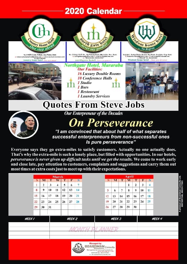 CAL2020 MAR-APR CAL2020 MAR-APR