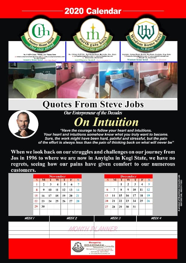 CAL2020 NOV-DEC CAL2020 NOV-DEC